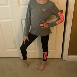 Puma Kids 2 Piece Set Long sleeve top and leggings
